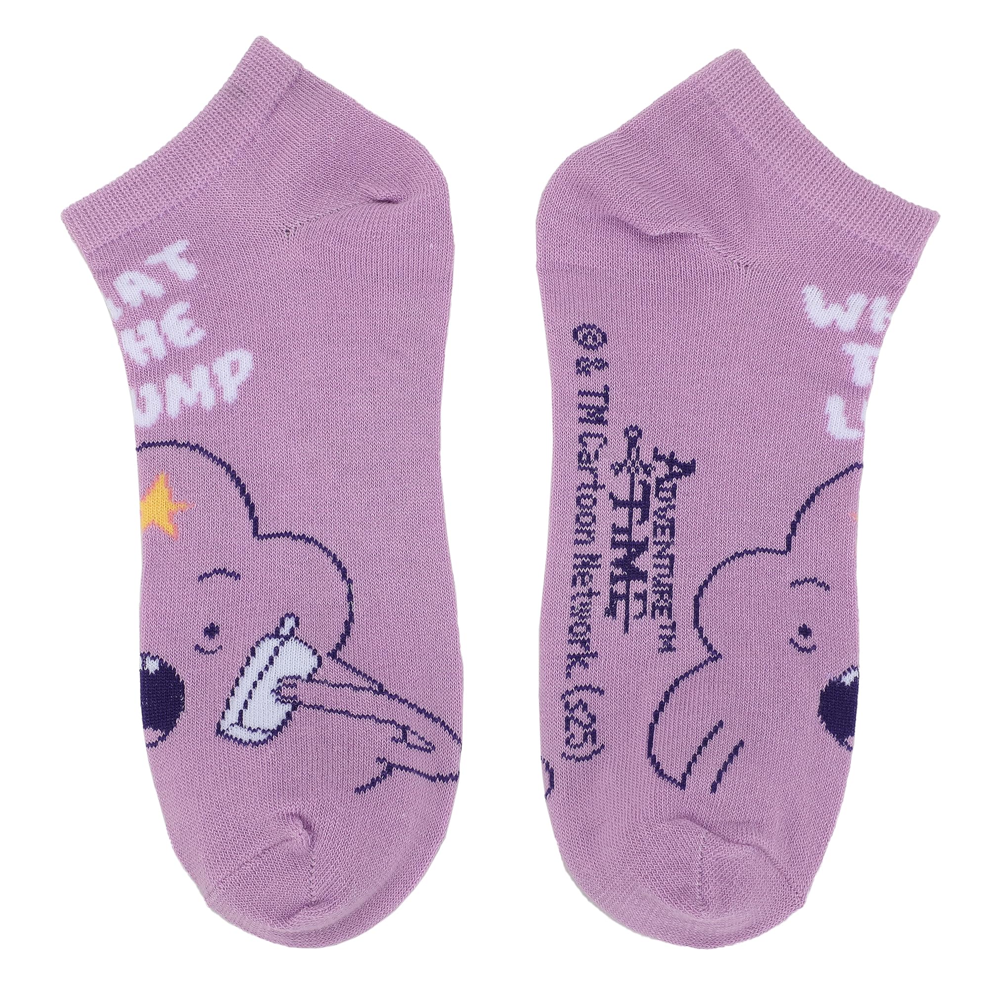 Bioworld Adventure Time Characters 5-Pair Women's Ankle Socks - Image 4