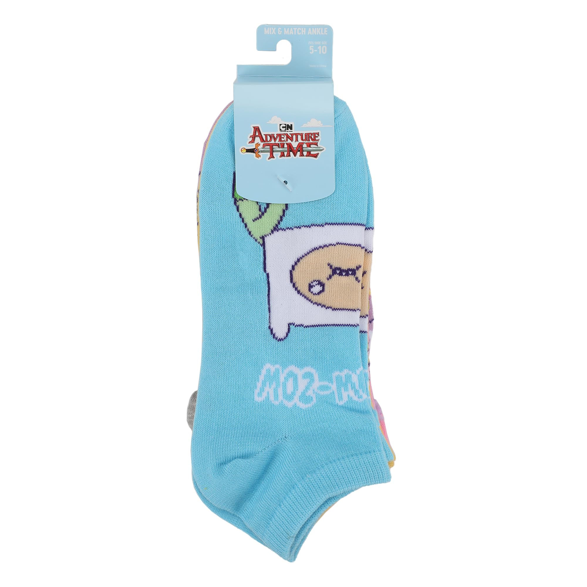 Bioworld Adventure Time Characters 5-Pair Women's Ankle Socks - Image 7