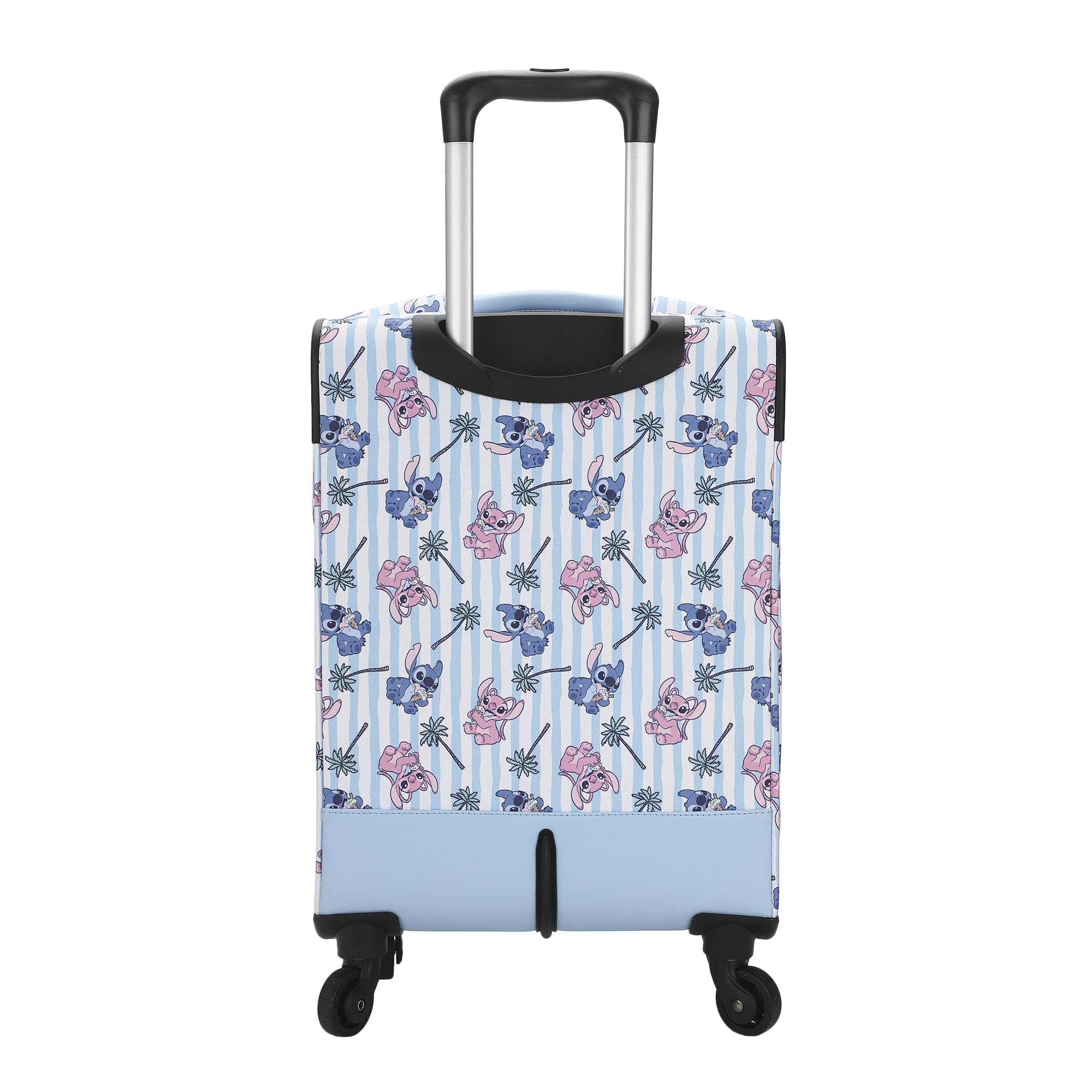 Bioworld Disney Stitch & Angel Ice Cream Blue 20" Adult Softside Rolling Luggage - Image 4