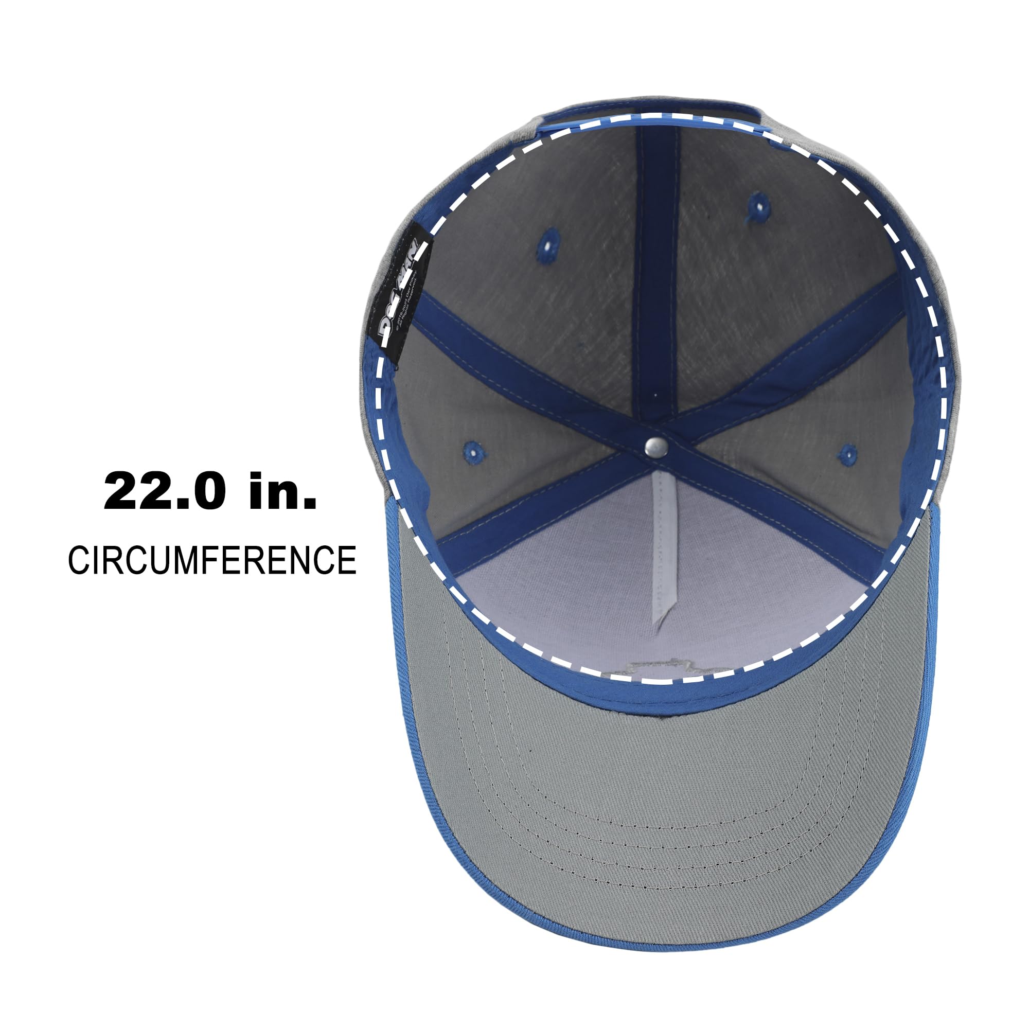 Bioworld Dog Man 2016 Character Circle Youth Gray & Blue Snapback Hat - Image 6