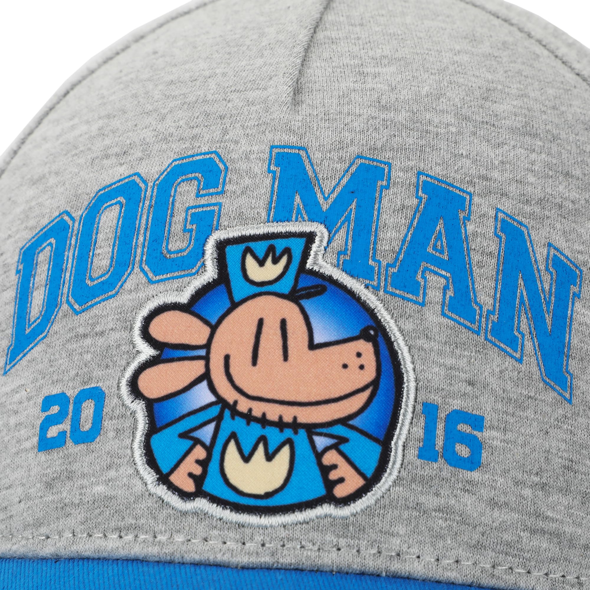 Bioworld Dog Man 2016 Character Circle Youth Gray & Blue Snapback Hat - Image 7