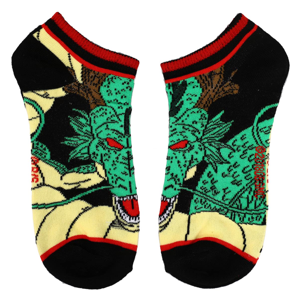 Bioworld Dragon Ball Mixed Icon and Character Close Up 5-Pack Ankle Socks - Image 3