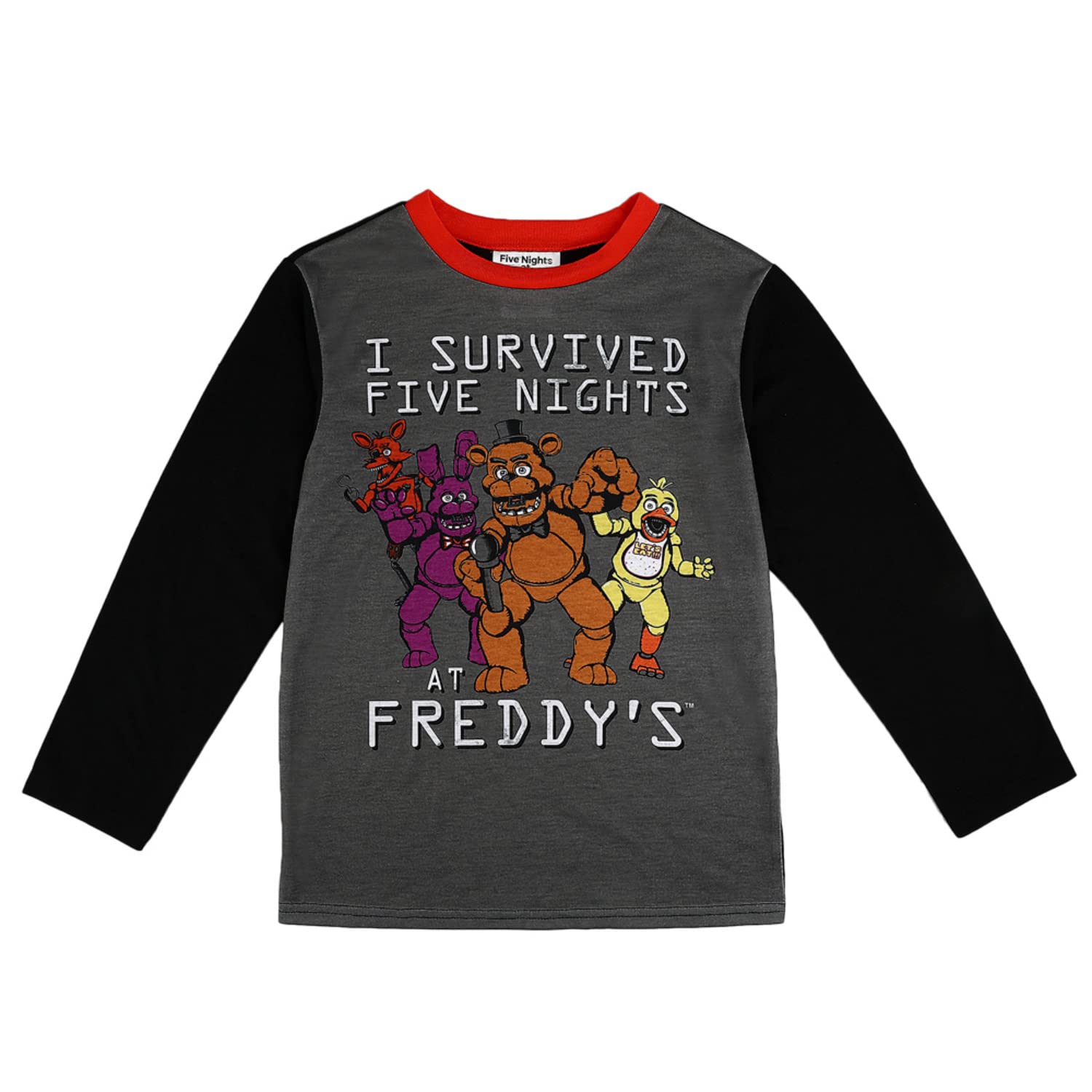 Bioworld Five Nights at Freddy's Horror Video Game Youth Boys Pajama Sleep Wear Set - Image 3