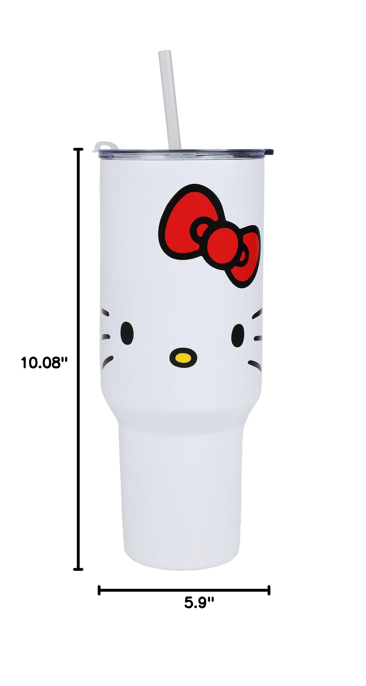 Bioworld Hello Kitty 40 Oz. Stainless Steel Tumbler With Leak-Proof Lid - Image 9