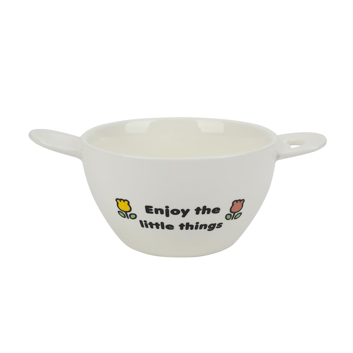 Bioworld Hello Kitty Sanrio Enjoy The Little Things Ceramic Ramen Bowl With Spoon & Chopsticks - Image 4