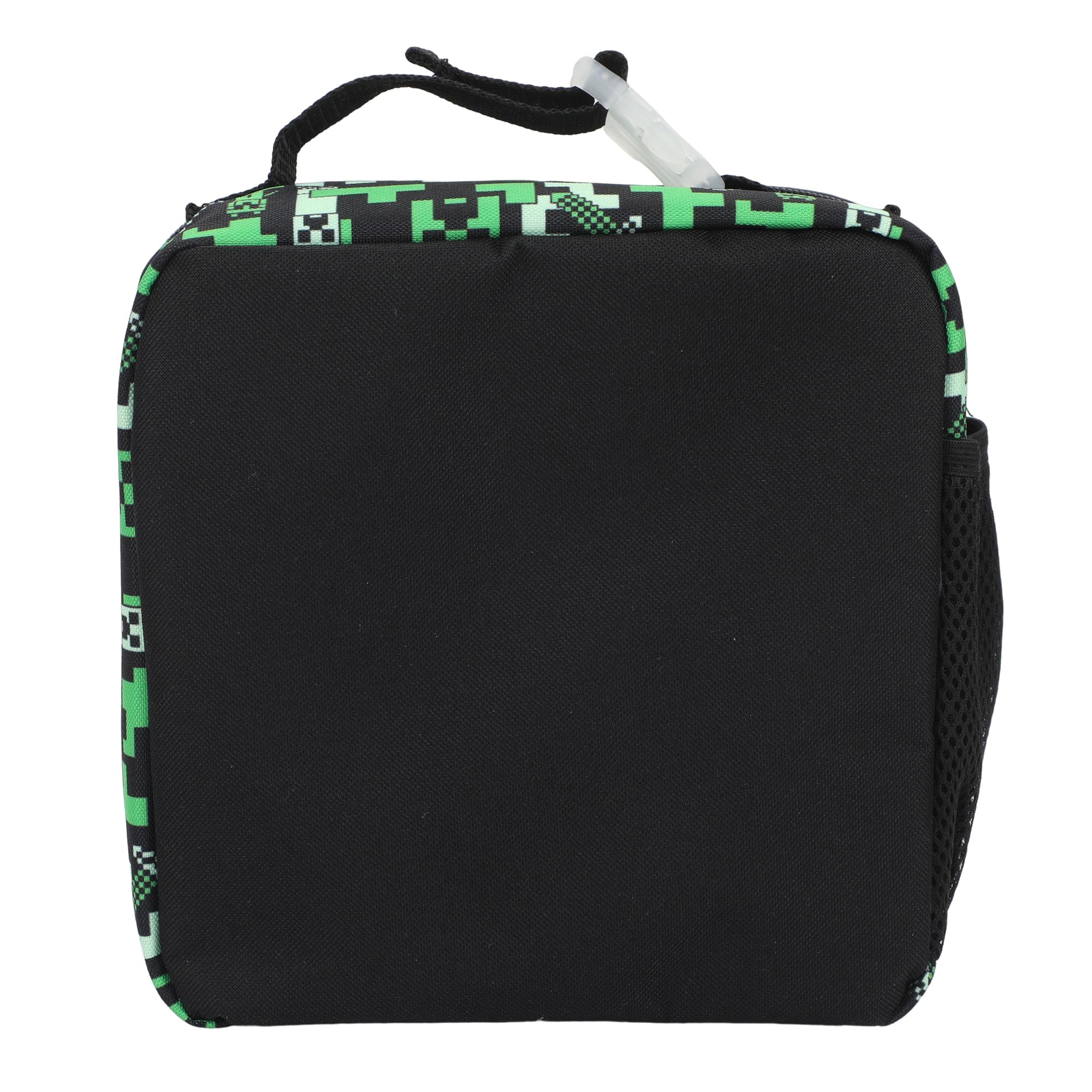 Bioworld Minecraft Square Insulated Lunchbox with Mesh Side Pocket - Image 3