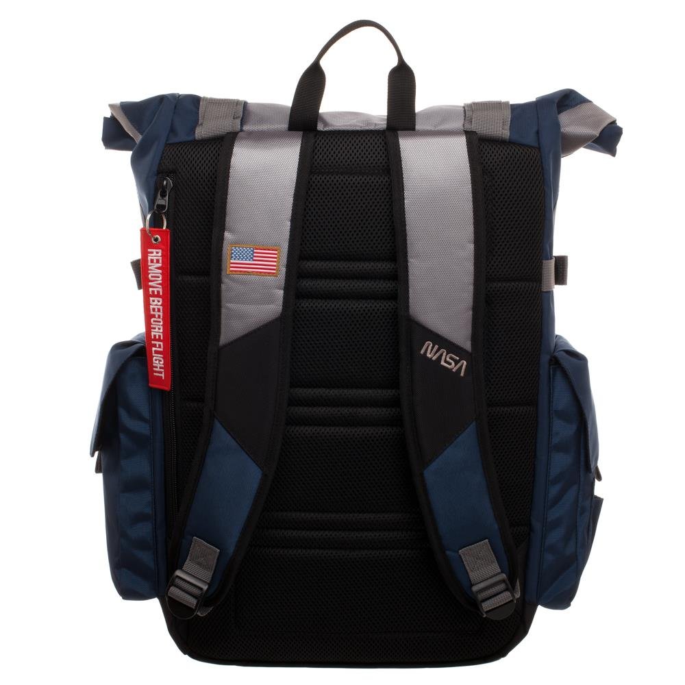 Bioworld NASA Backpack Roll Top Built Up Laptop Bag - Image 4