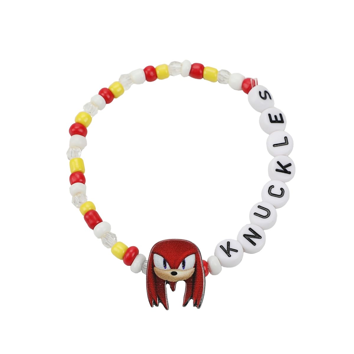 Bioworld Sonic The Hedgehog Characters 5-Piece Stretchy Beaded Bracelet Set - Image 3