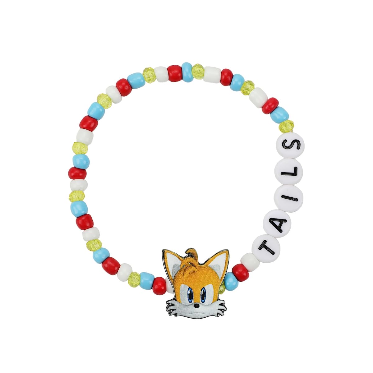 Bioworld Sonic The Hedgehog Characters 5-Piece Stretchy Beaded Bracelet Set - Image 5
