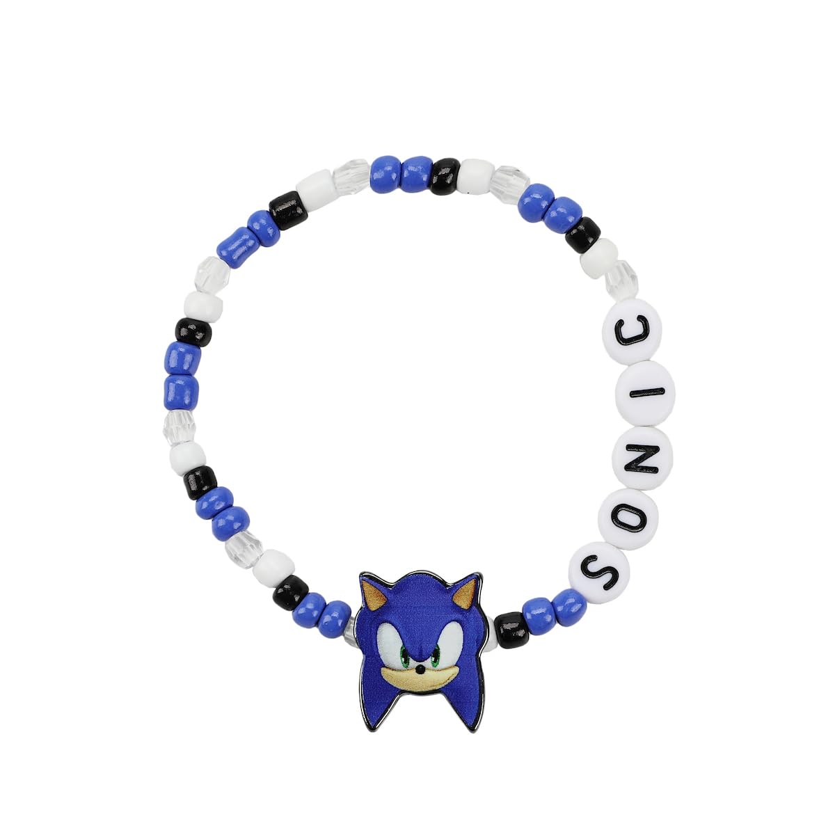 Bioworld Sonic The Hedgehog Characters 5-Piece Stretchy Beaded Bracelet Set - Image 6
