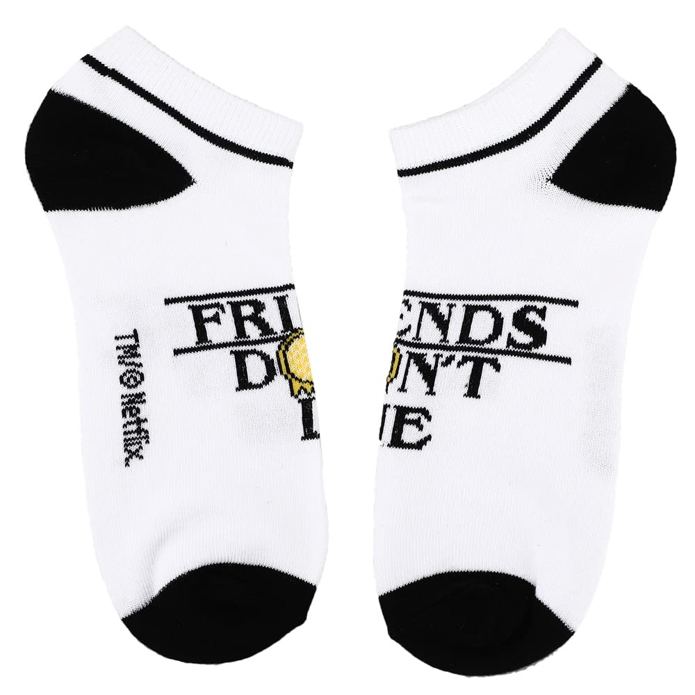 Bioworld Stranger Things Logos Casual Ankle Socks for Men 5-Pack - Image 6