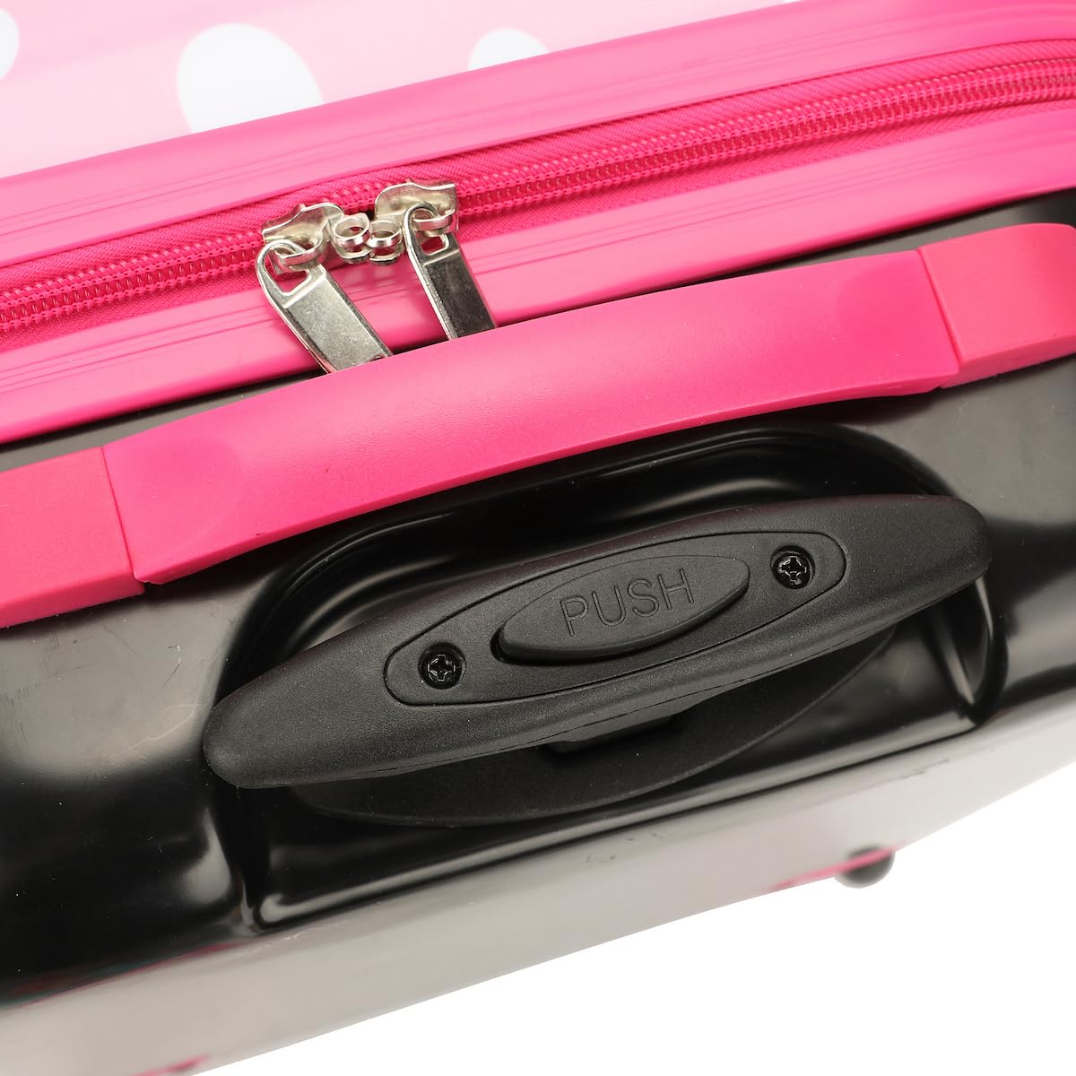 Disney Minnie Mouse Bows & Shooting Stars Black & Pink 16.5" Rolling Luggage - Image 7