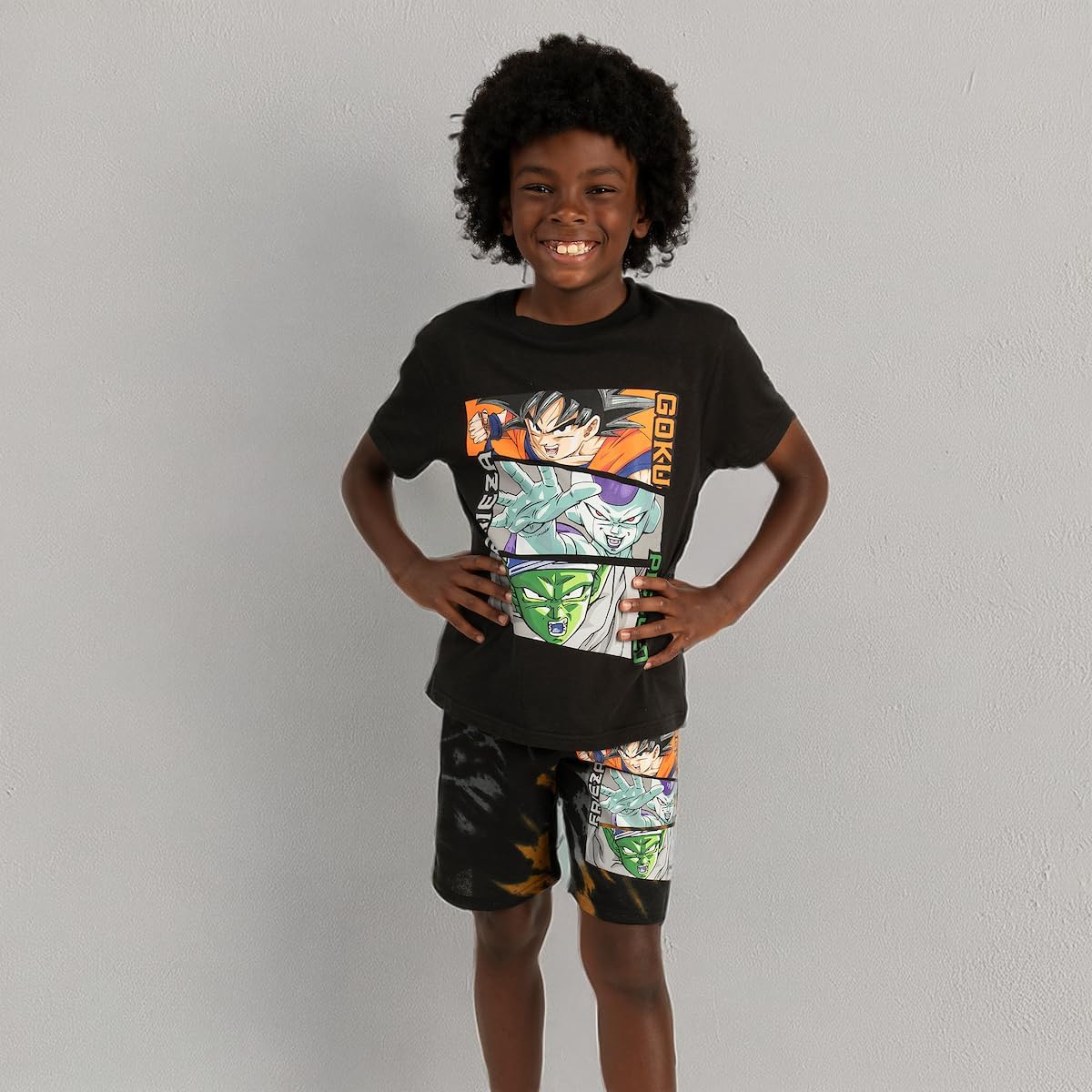 Dragon Ball Z Goku, Frieza, and Piccolo Short Sleeve Tee and Lounge Shorts 2-Piece Set - Image 8