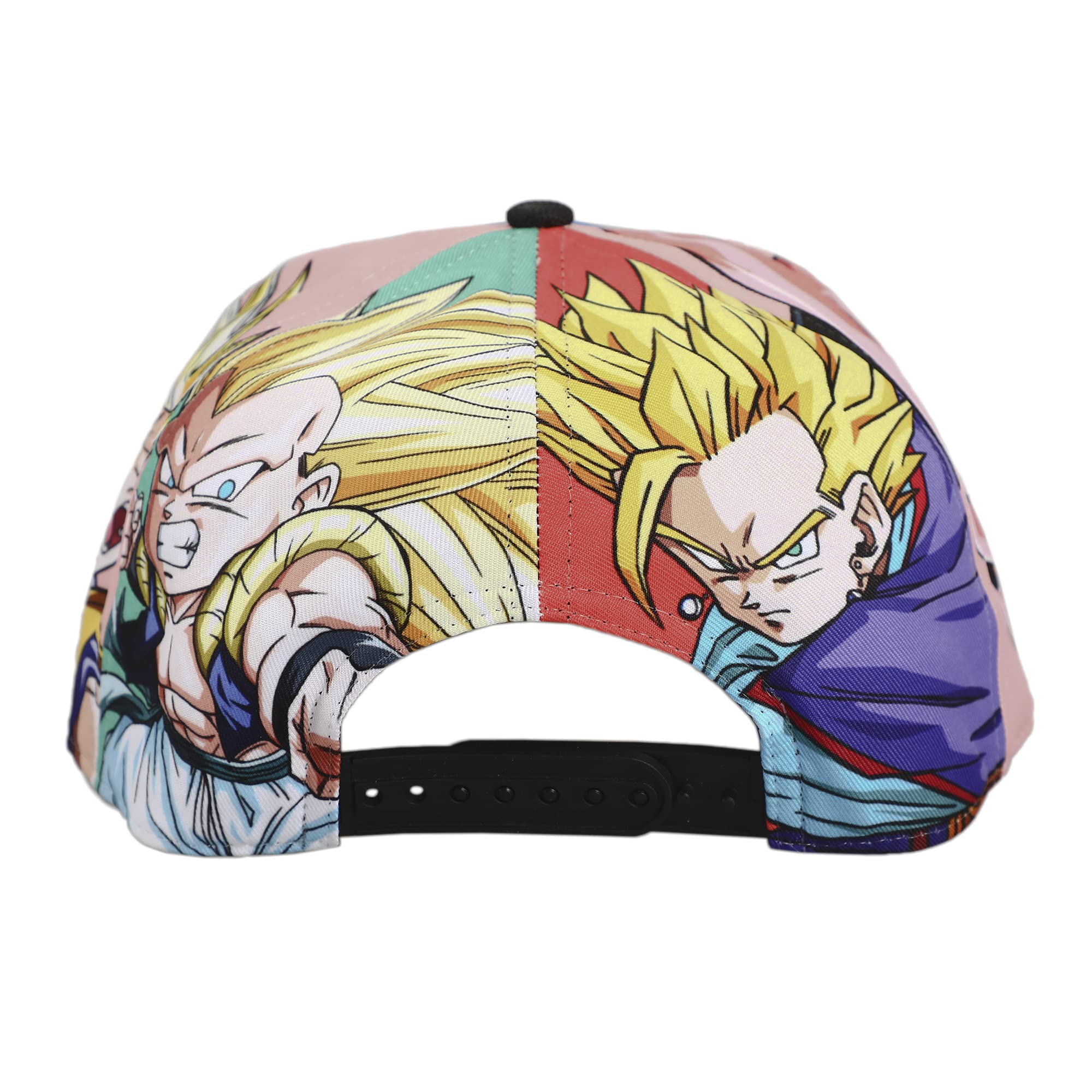 Dragon Ball Z Majin Buu & Goku Sublimation Panel Baseball Cap Multicolor - Image 4