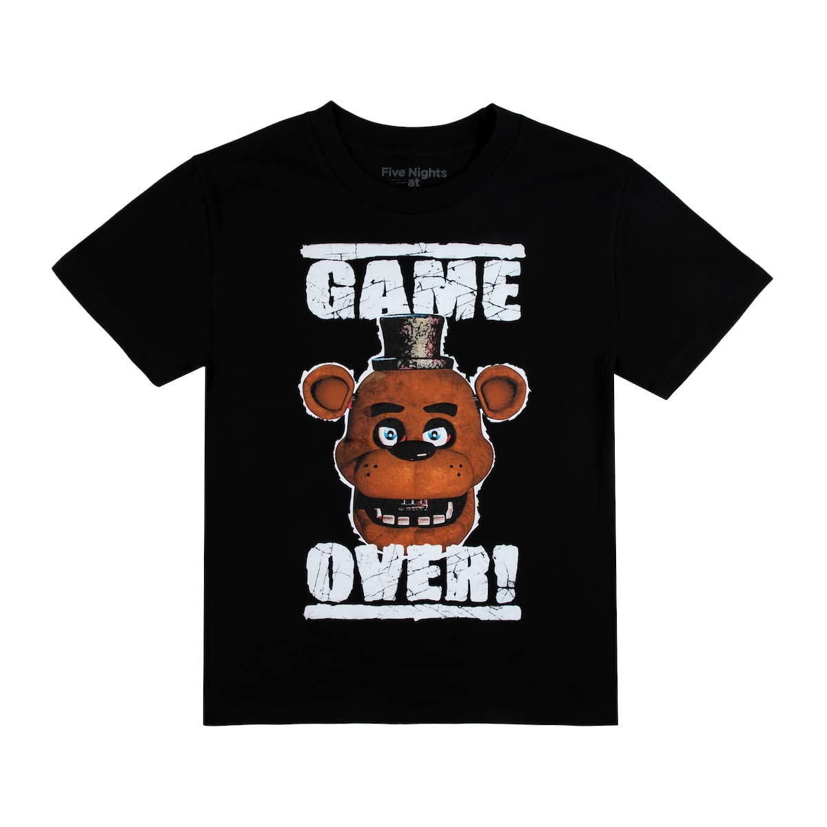 Five Nights at Freddy's Game Over Crew Neck Short Sleeve 4pk Boy's Tees - Image 3