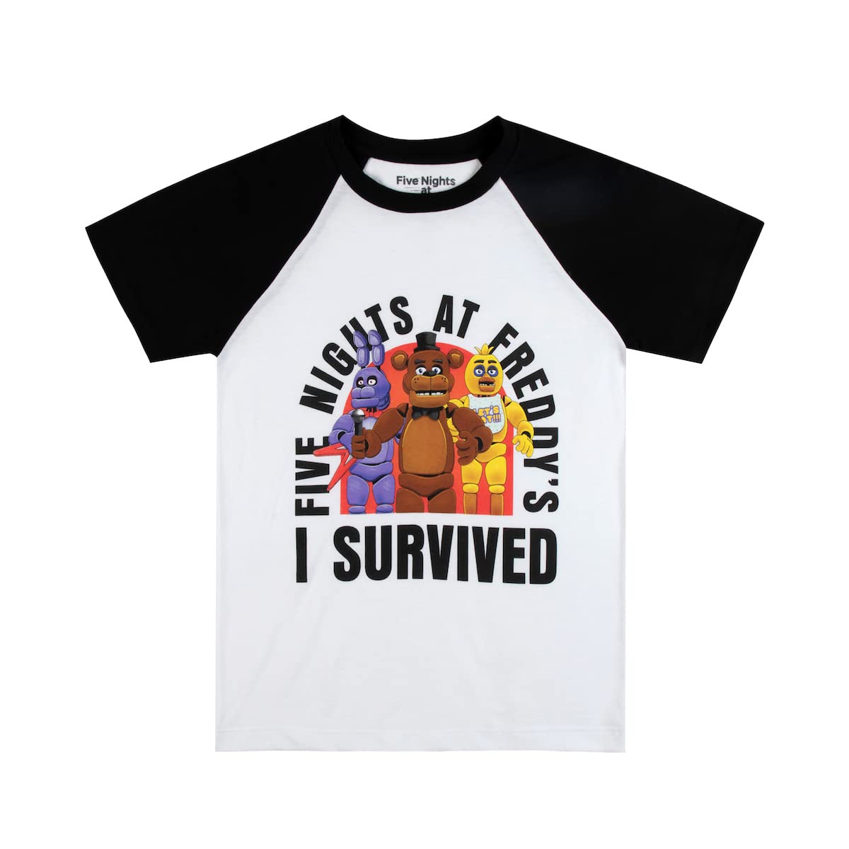 Five Nights at Freddy's Game Over Crew Neck Short Sleeve 4pk Boy's Tees - Image 5