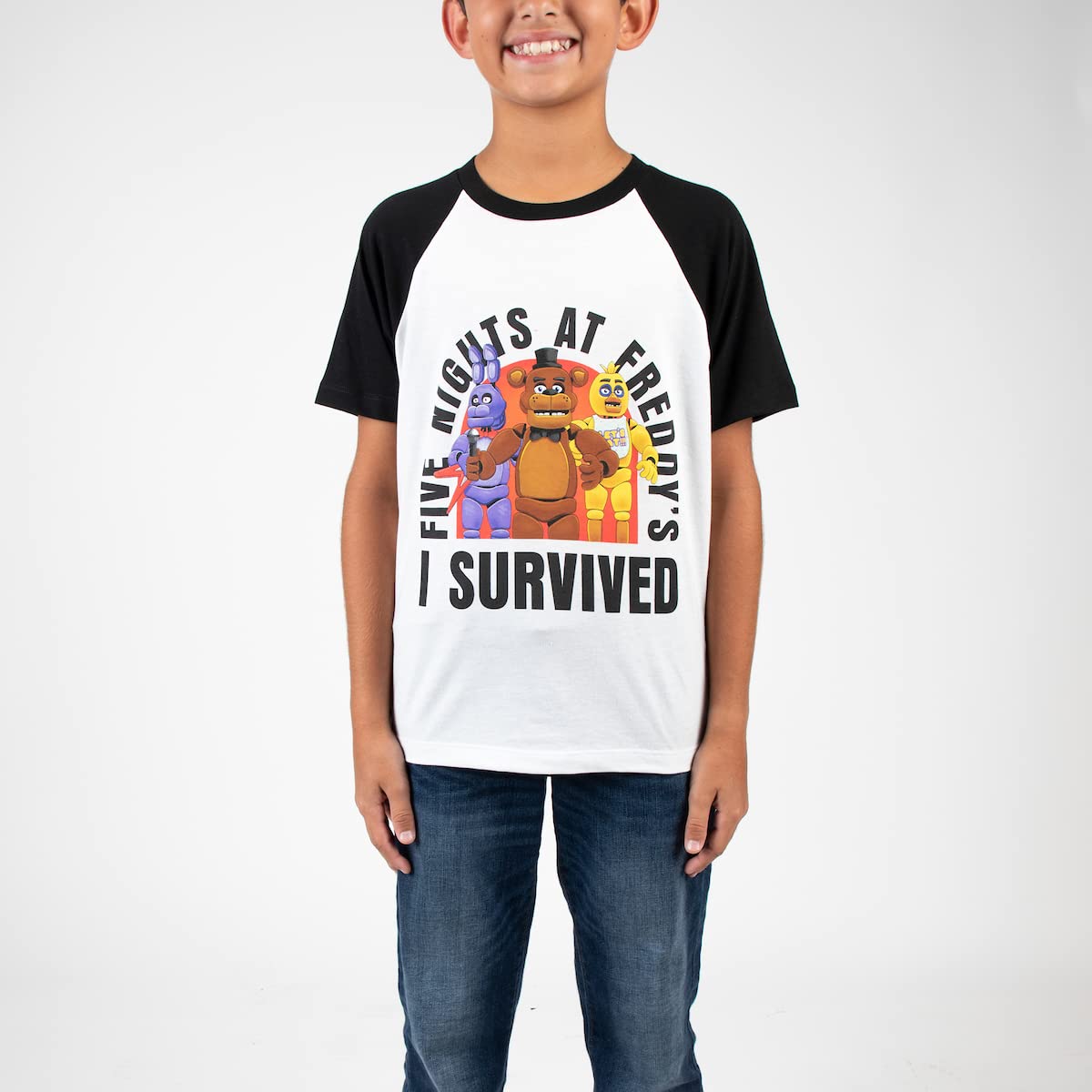 Five Nights at Freddy's Game Over Crew Neck Short Sleeve 4pk Boy's Tees - Image 6