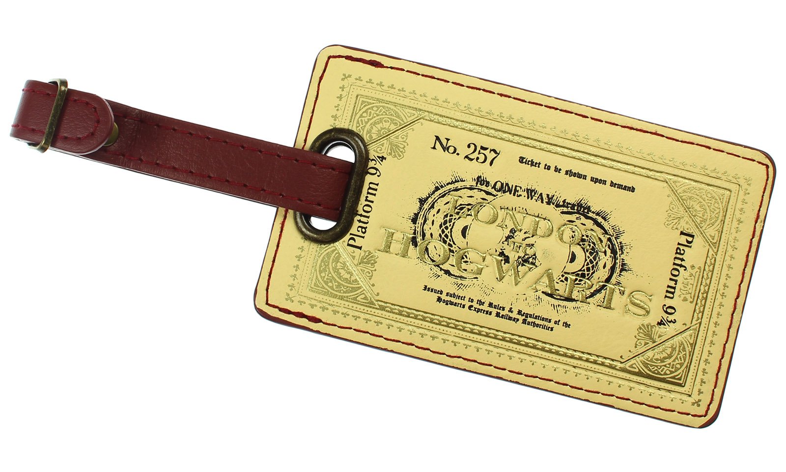 Harry Potter Platform 9 3/4 Ticket London To Hogwarts Luggage Bag Tag - Image 4