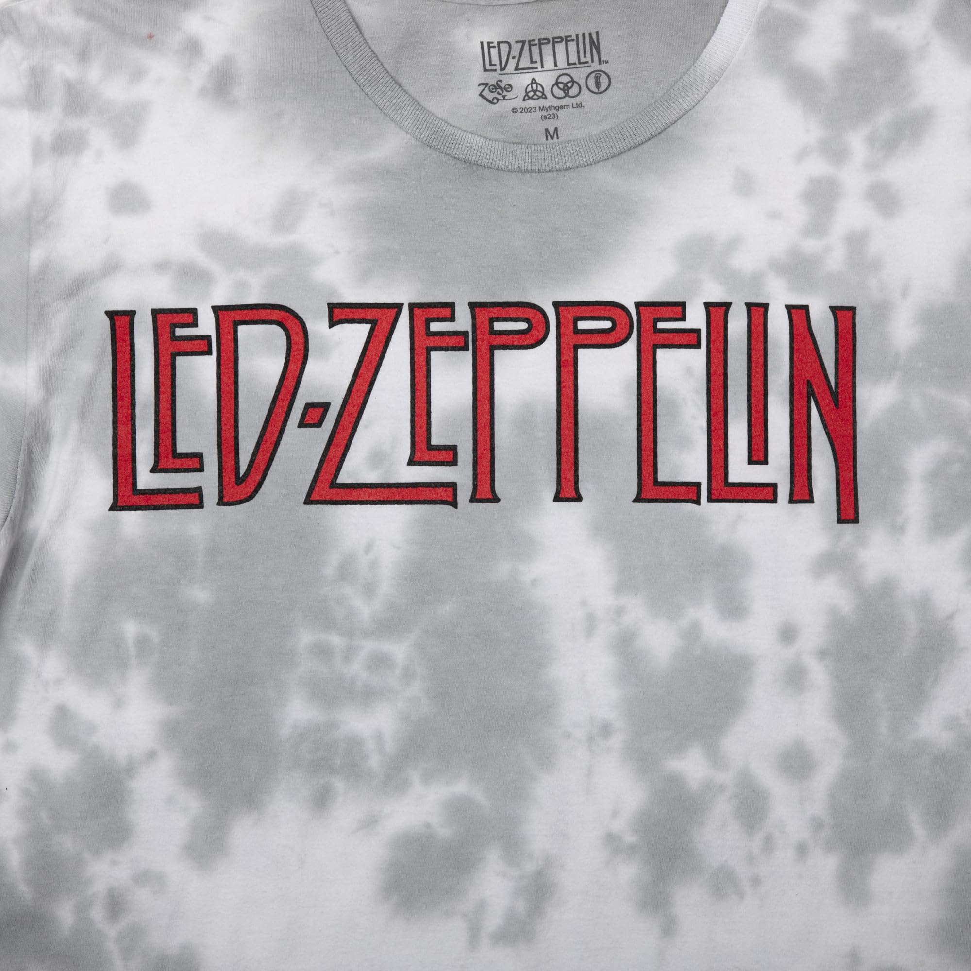 Led Zeppelin U.S. Tour 1975 T-Shirt - Vintage Rock Crew Neck Short Sleeve T-Shirt - Image 6