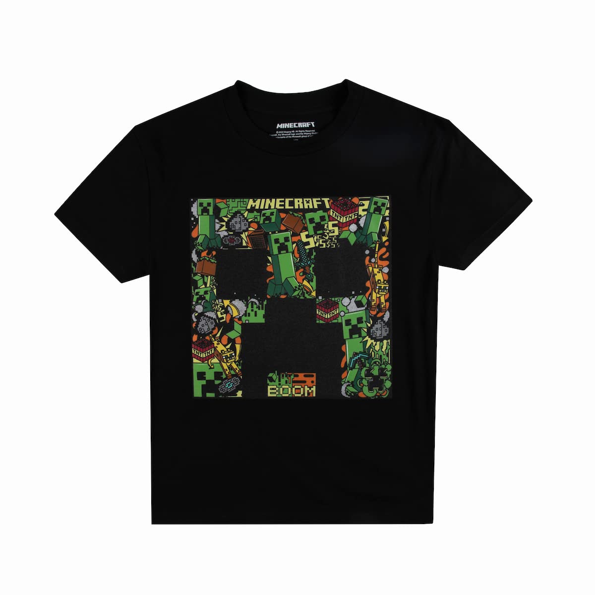 Minecraft 4-Pack Boy's Crew Neck Short Sleeve T-Shirt Combo Set - Image 6