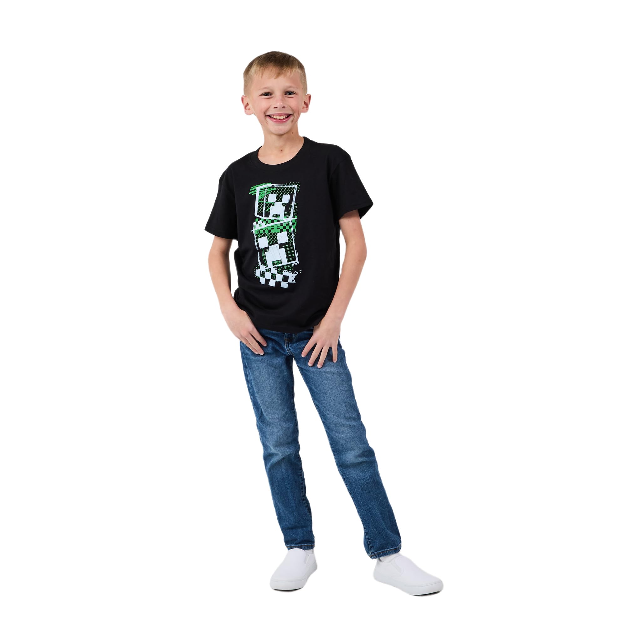 Minecraft Creepers Value 4-Pack of Youth Boy's Short Sleeve Tees - Image 5