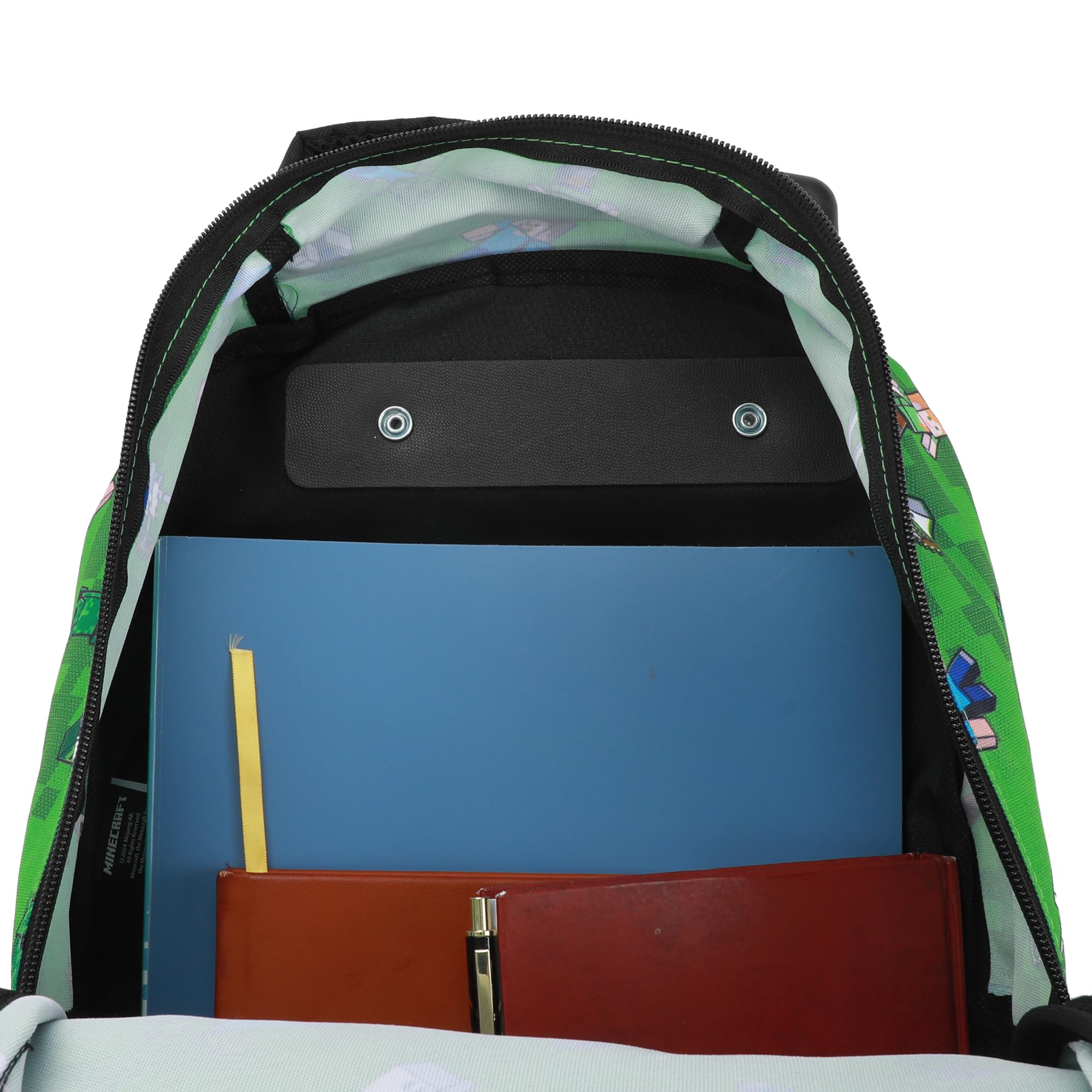 Minecraft Rolling 16” Backpack with Adjustable Handle - Image 7
