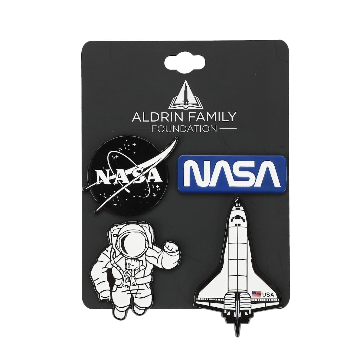 NASA Icons 4-Pack Lapel Pin Set - Image 3