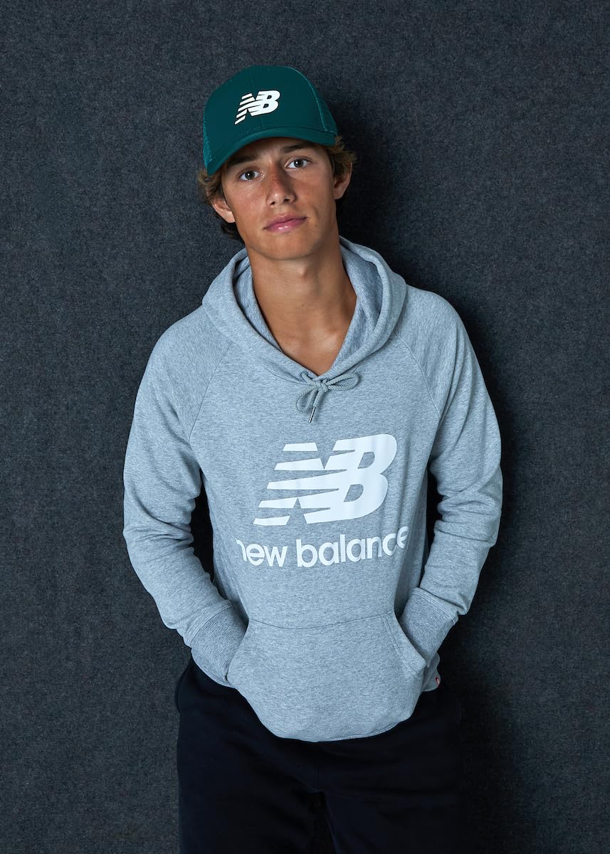 New Balance Adult Unisex 6 Panel Lightweight Adjustable Stretch Running Workout Trucker Hat - Image 8