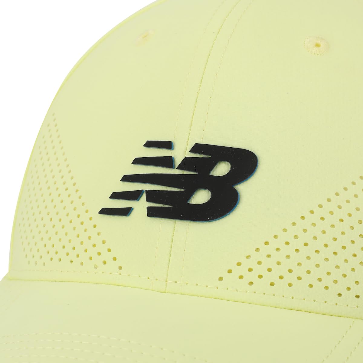 New Balance Adult Unisex 6 Panel Lightweight Adjustable Stretch Performance Workout Gym Running Mesh Hat - Image 3