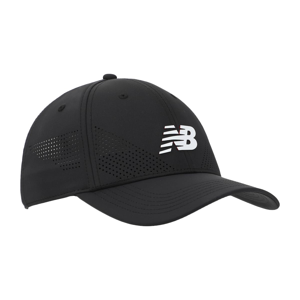 New Balance Adult Unisex 6 Panel Lightweight Adjustable Stretch Performance Workout Gym Running Mesh Hat - Image 4