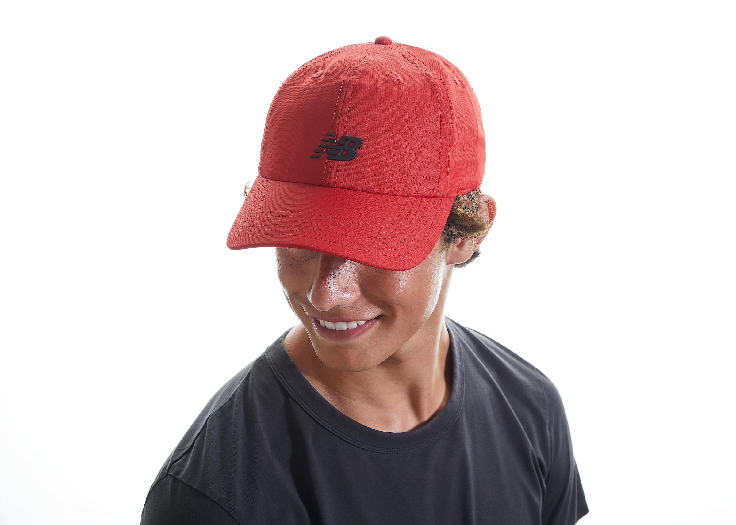 New Balance Adult Unisex 6 Panel Lightweight Adustable Performance Workout Gym Running Hat - Image 7