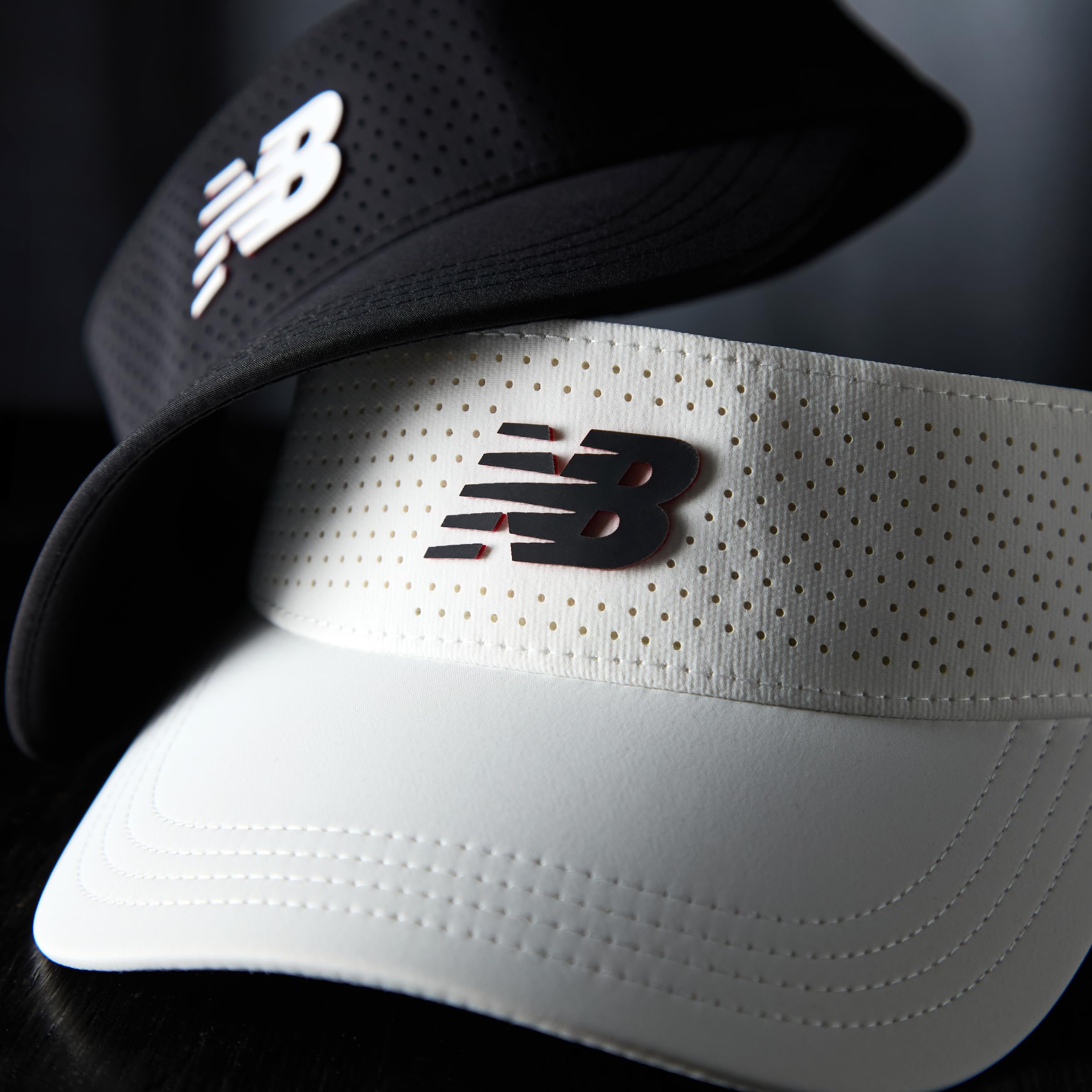 New Balance Performance Adult Unisex Lightweight Adjustable Stretch Running Mesh Performance Visor - Image 7