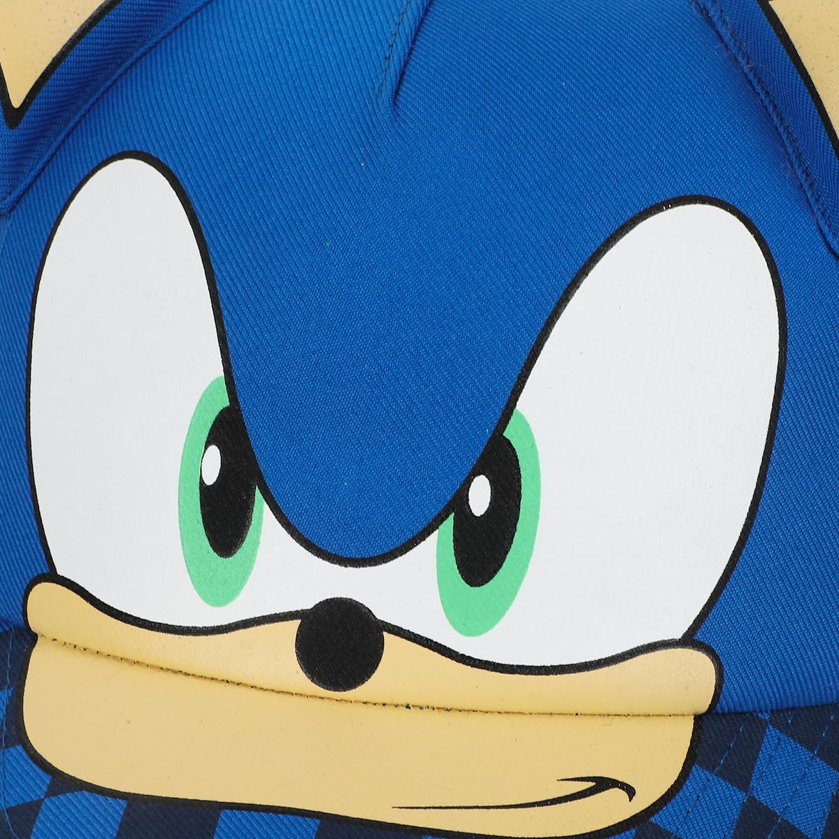 Sonic The Hedgehog Big Face Youth Blue Traditional Adjustable Hat - Image 3