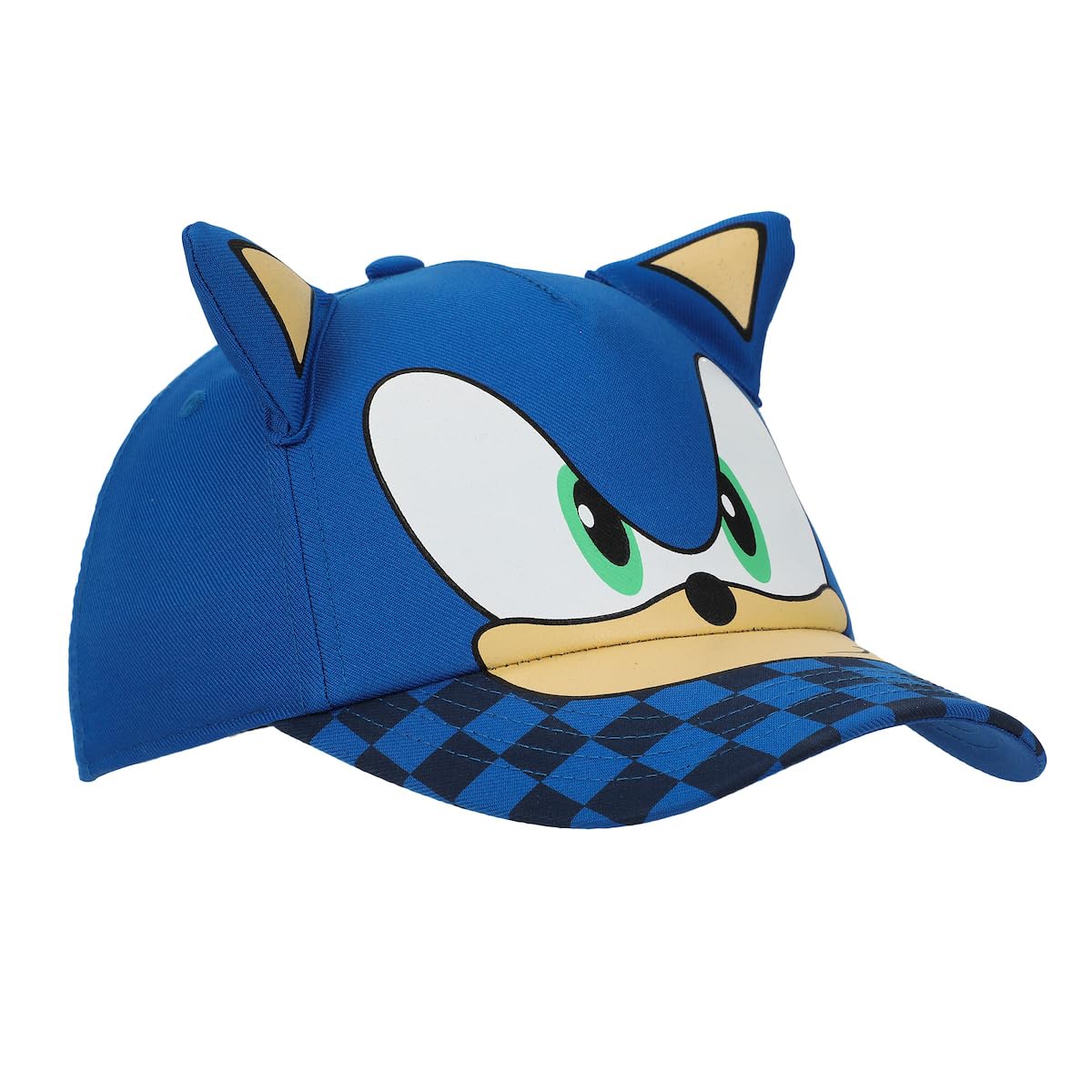 Sonic The Hedgehog Big Face Youth Blue Traditional Adjustable Hat - Image 4