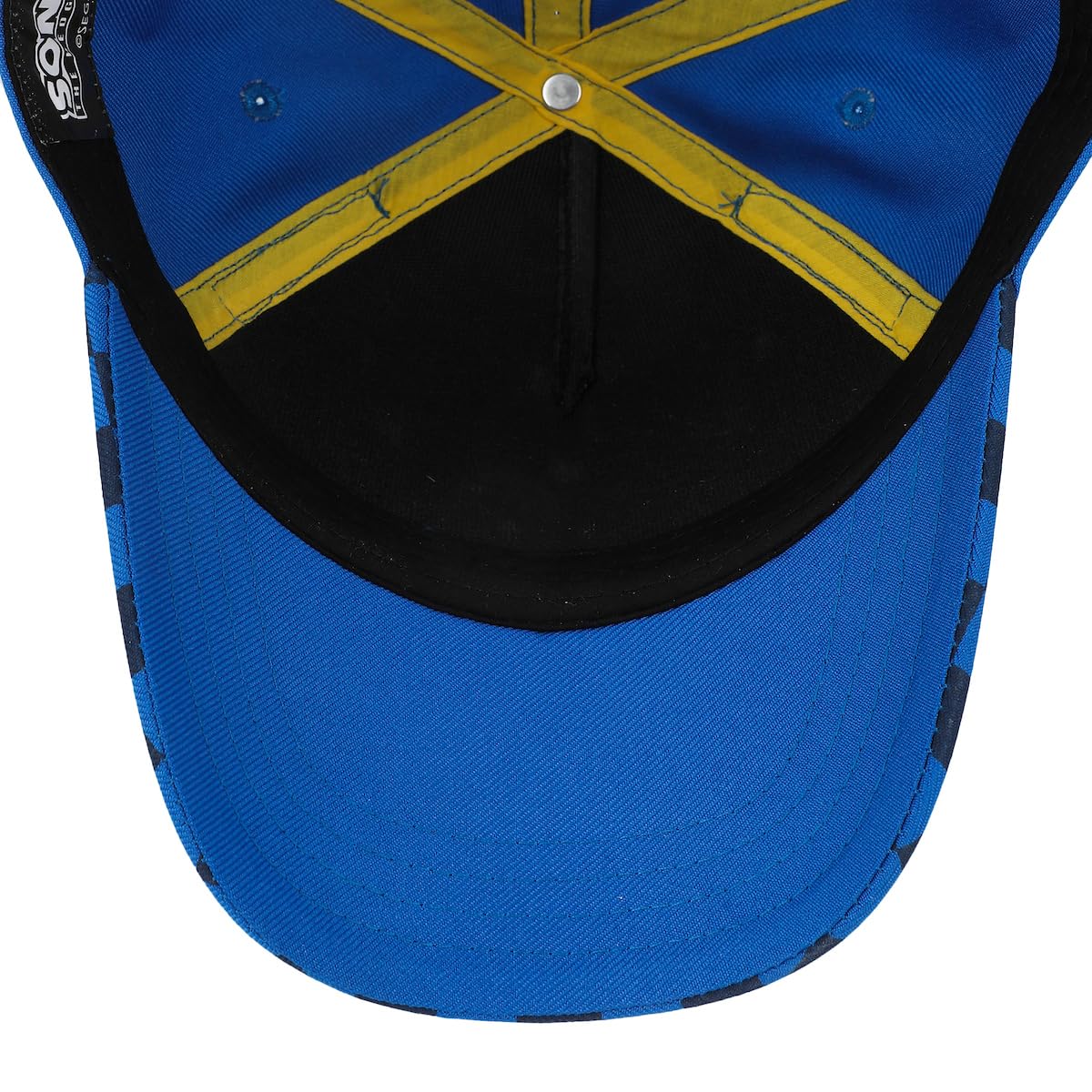 Sonic The Hedgehog Big Face Youth Blue Traditional Adjustable Hat - Image 7