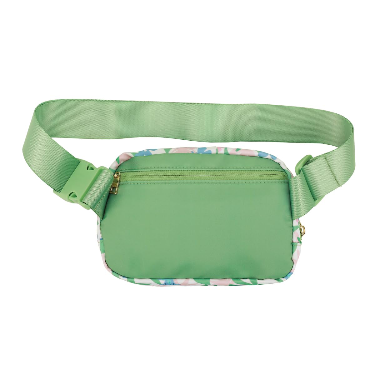 Stitch Tropical Print 7.75" Green Fanny Pack - Image 4